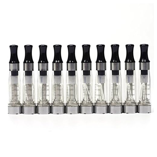 VOSO 10 x CE4 Atomizer-Verdampfer 2.4 Ohm/1.6 ml-mit langen Dochten Köpfe EGO-T/EGO-C/EGO-W/510 eGo