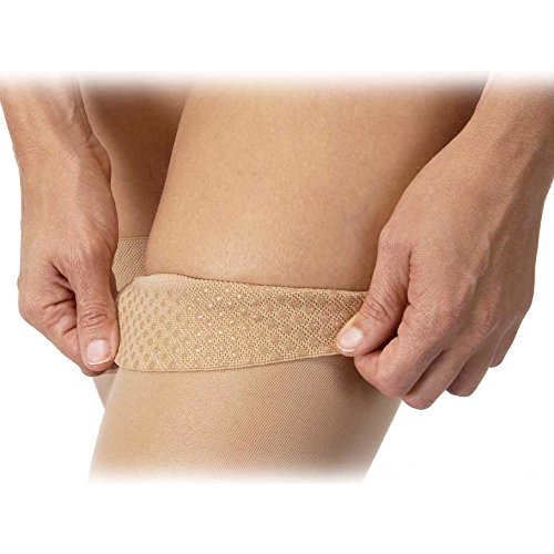 Image of JOBST BSN Medical 121530 Jobst Ultra Sheer Compression Stocking with Closed Toe, Waist High, Medium, 20 mm - 30 mm HG Size, Suntan
