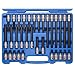 Produktbild SW-Stahl 04423L 32-teiligs Set Schraubendrehereinsatz I 1/2 I T-Profil I T20-T70 I Schraubendreher-Einsatz für Torx I Sechskant Einsatz Box I Bit Set