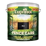 Cuprinol LMFCBL6L 6 Litre Less Mess Fence Care – Black by Cuprinol