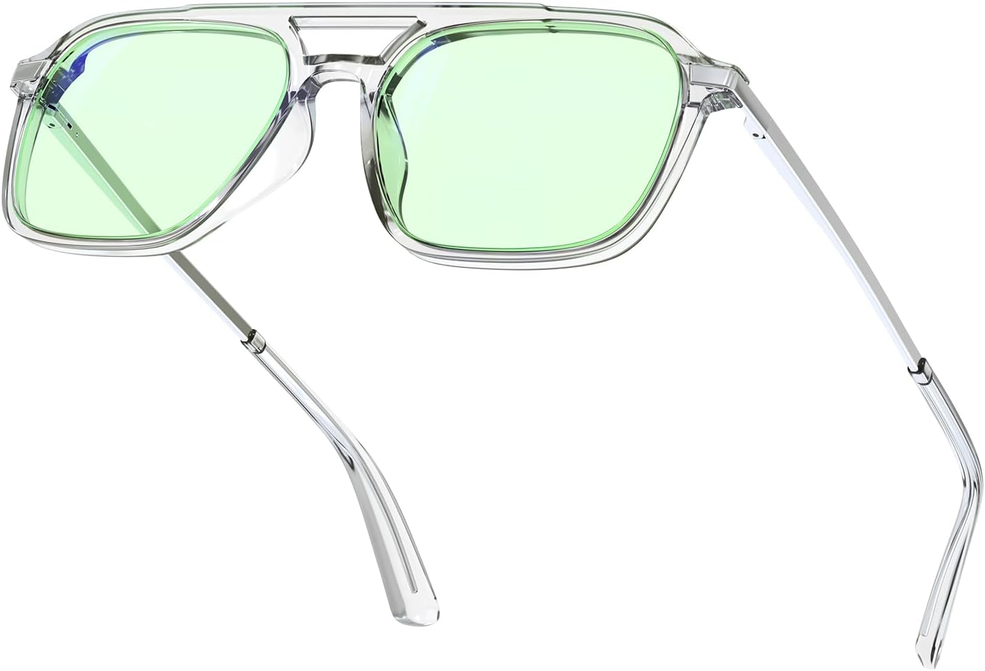 Goiteia Blue Light Glasses Men Women – Retro 70s Gaming Glasses for Anti Eyestrain, Comfortable for All-Day Wear