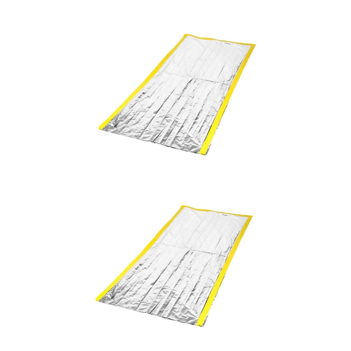 HANABASS 2pcs First Aid Blanket Multi-use Thermal Sleeping Bag for Outdoor Emergencies Camping