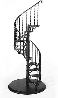 Melody Jane Dollhouse Spiral Staircase Kit Metal 1:12 Scale Miniature Stairs