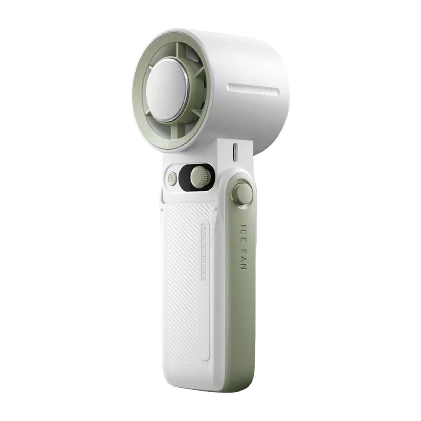 NRVTRE Practical Small Pocket Fan Comfortable Small Fan Handheld Rechargeable Air Cooling Suitable for Home Quiet Handheld