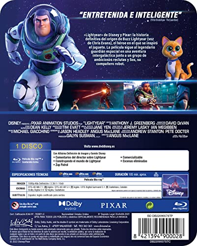Lightyear film animation Blu-ray avec boîtier de collection Steelbook BD - 3