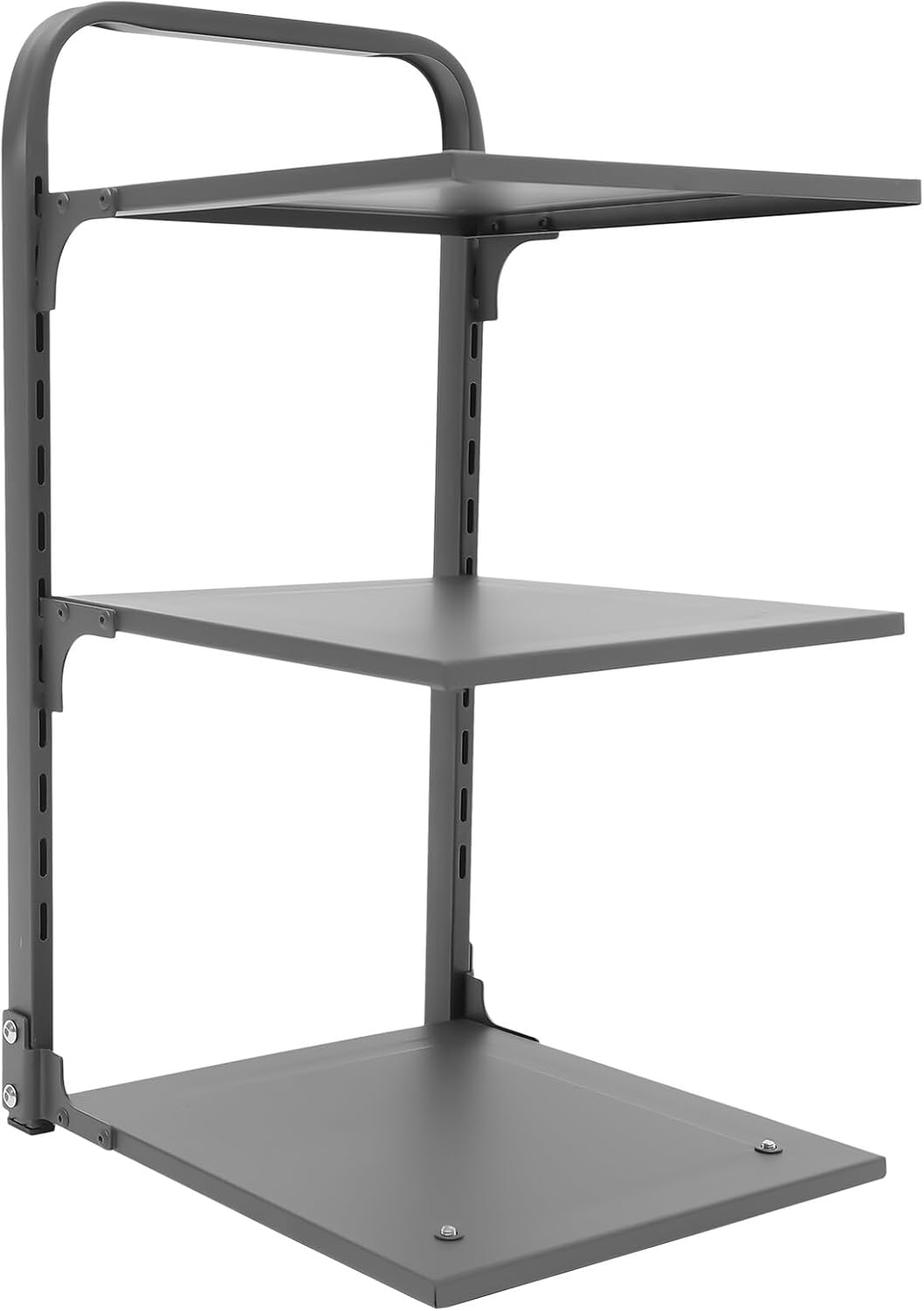 Foldable Kitchen Pot Rack Carbon Steel Pan Organizer for Cabinet Storage Space-saving Collapsible Cookware Holder for Pots Pans and Baking Dishes