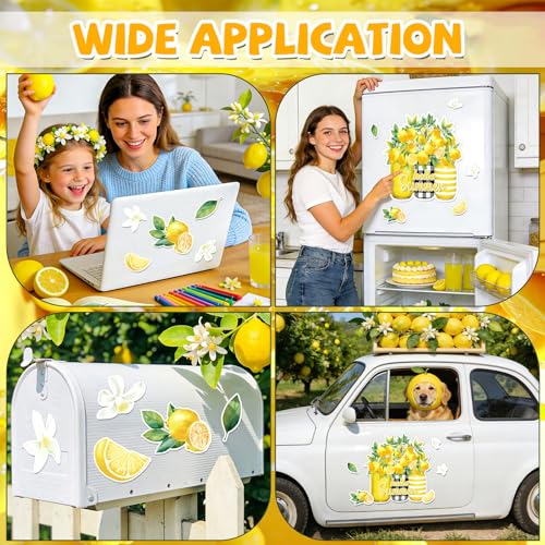 Imán decorativo limón para lavavajillas miniatura 3