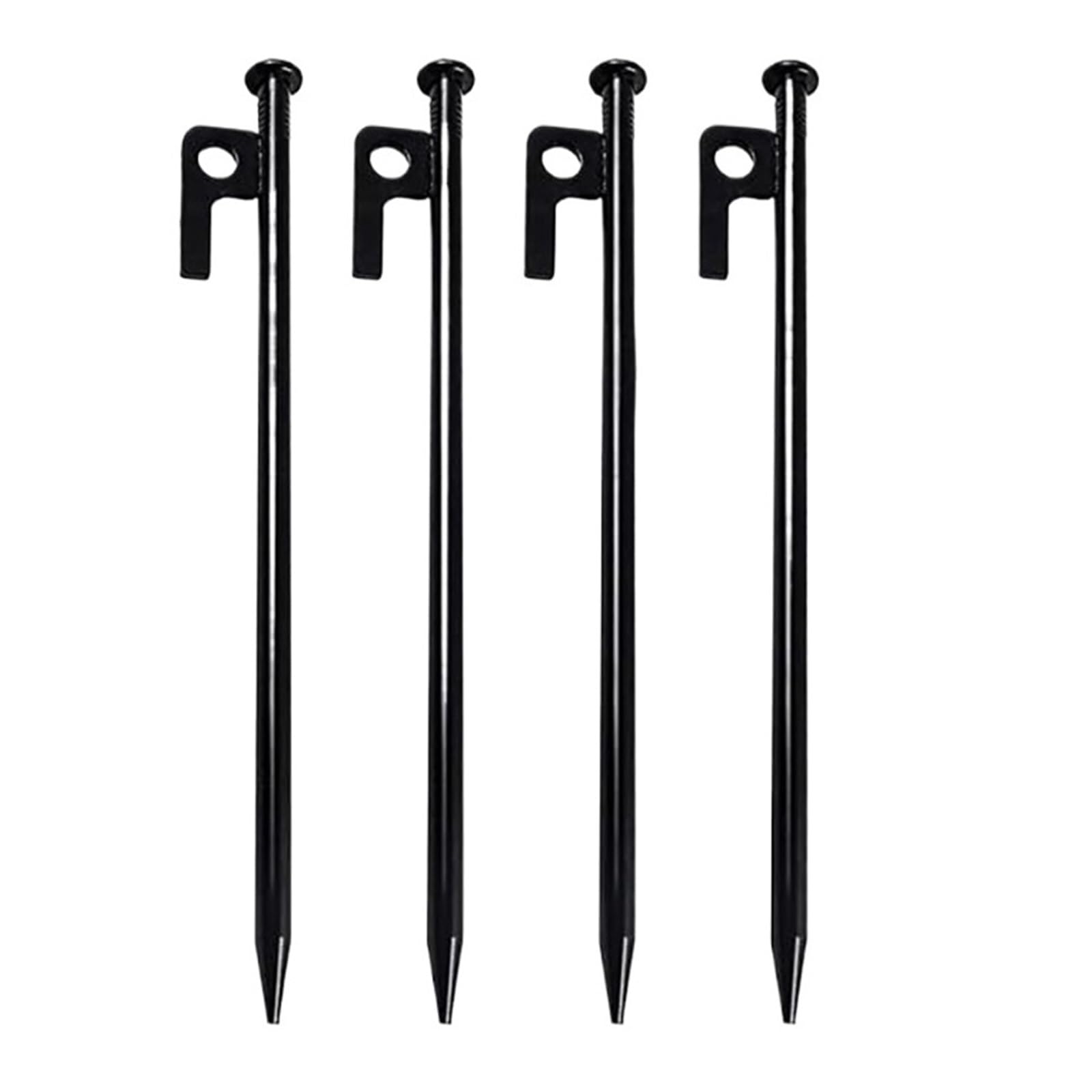 Piquets de tente en acier forgé ultra robustes de 30 cm pour le camping sauvage