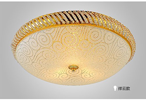 Plafonnier LED 35cm style européen moderne GZZ pour éclairage intérieur