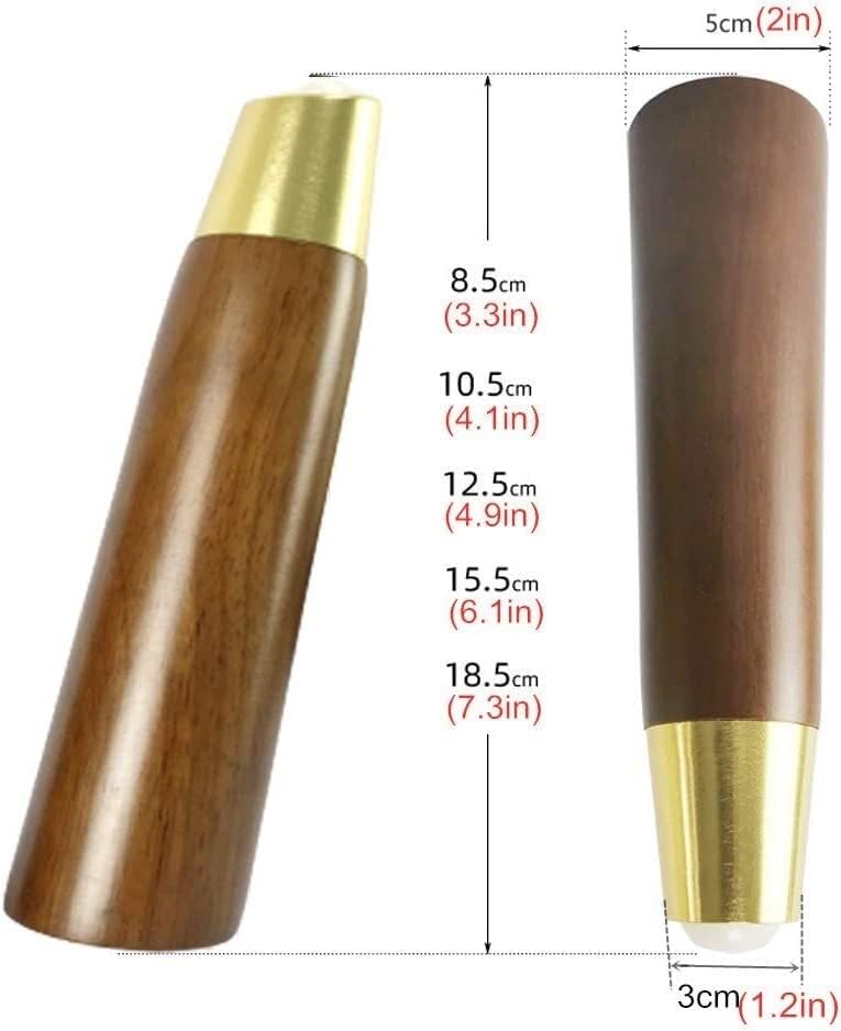 Miniatura 2 de FAJOS Heavy Duty 4Pcs Tapered Solid Wood Furniture Legs,Sofa Replacement Feet Bed Legs,Coffee Table Legs,Perfect for Mid-Century Modern Furniture