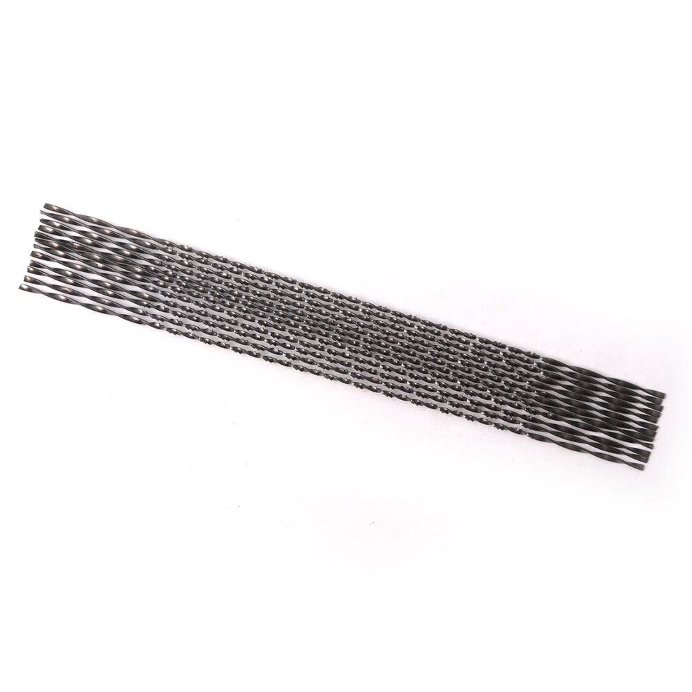 Metal Cutting Jig Blades, 50Pcs 130mm ScroII Saw Blades with Spiral Teeth Fine Cut ScroII Saw Blades 2#/3#/7#/8# for Wood Metal Plastic Cutting(Diameter 0.75mm)