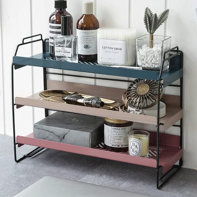 Desktop Shelf Organizer, Desk Storage Rack 3Tier Compact