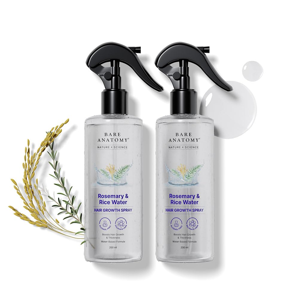 Bare Anatomy Rosemary Water Spray Pack of 2 · 200 ml (400 ml total) - Image 1