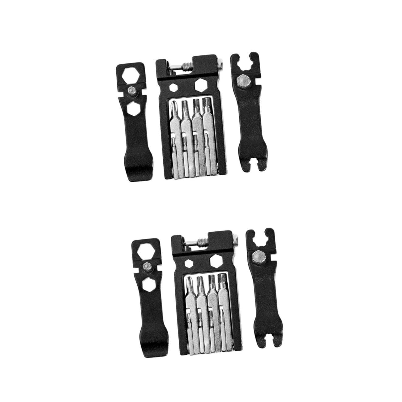 Toddmomy 2pezzi Strumento Multifunzionale Per Riparazioni Biciclette Kit Portatile Chiave e Cacciavite Carbonioso Facile Trasportare e Utilizzare
