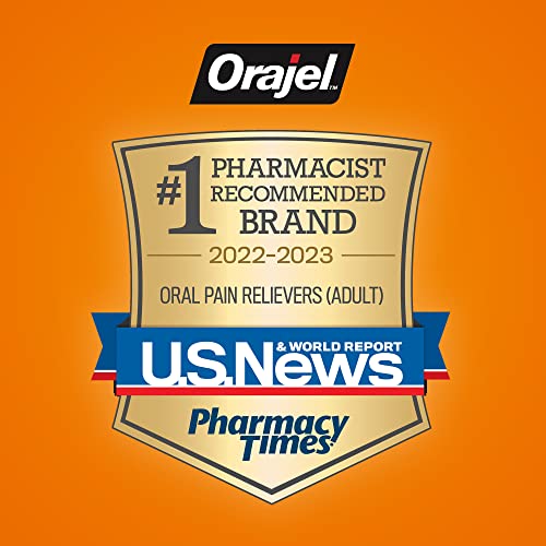 Orajel Touch Free Cold Sore Treatment .12Oz, Liquid Formula, Provides Immediate & Targeted Pain Relief, Bonus Size, 6 Applicators. #TOP2
