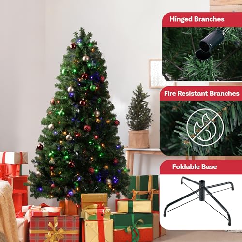 Elf Stor 6ft Prelit Christmas Tree with Upright Storage Bag and Stand by Elf Stor - Image 4