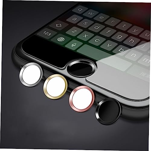 Veemoon Adesivo De Botão Home Universal Lar Adesivo De Botão De Metal Adesivos Para Telefone Se Ades