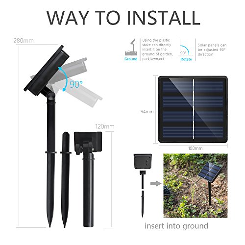 Solarmks Solar Christmas Lights 2 Pack Solar String Lights 72Ft 200 Led 8 Modes Waterproof Solar Fairy String Lights For Outdoor, Gardens, Homes, Wedding, Christmas Party,Xmas Tree (Multi-Color) #TOP5