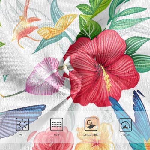 Toddler Underwear Custom 2t Cotton Panties Little Girl Cartoon Briefs Kids Undies Colorful Hummingbirds Floral3