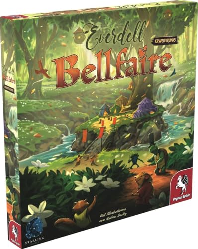 Everdell Bellfaire expansión juego de mesa colocación trabajadores Pegasus Spiele