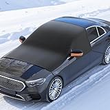 Protector Hielo Parabrisas para Mitsubisi Eclipse Cross 2018-2025 2026, Protección del Parabrisas en Invierno Funda Plegable Parabrisa Delantero Nieve,A