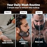 Detroit Grooming Co. Beard Wash - Men's Beard Shampoo - Deeply Cleanses & Refreshes Beards - Aloe Vera with Essential Oils - Beard & Mustache Cleanser - Toasted Vanilla & Amber Scent - 313-8oz - Image 5