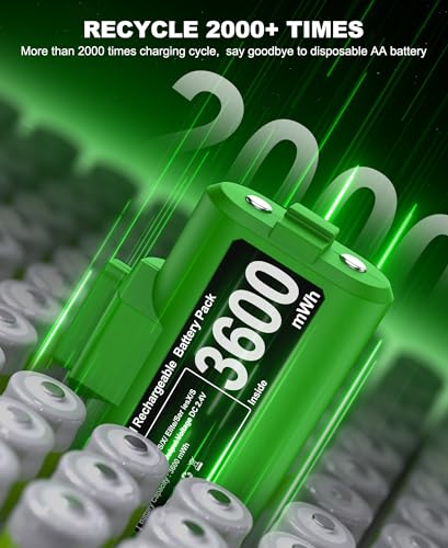 image for EXTREMECOOL Rechargeable Xbox Controller Battery Pack for Xbox Series 