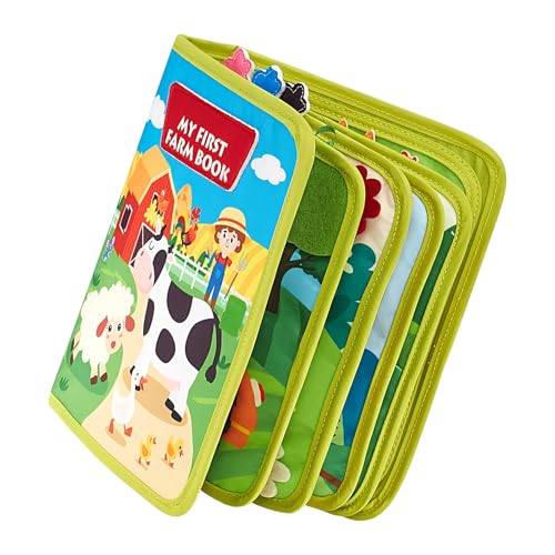 Actividad de desarrollo preescolar con juego sensorial de granja educativo 6