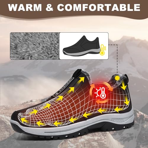 Zapatos ortopédicos con soporte de arco e impermeables para trekking 4