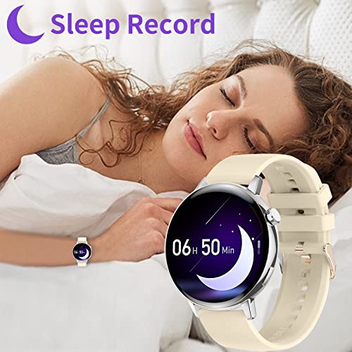 Efolen Smart Watch For Women Men (Answer/Dial Calls), 1.32" Bluetooth Smart Watches For Android And Iphone, Ip67 Waterproof Fitness Tracker With 20 Sport & Heart Rate/Spo2/Sleep/Bp Monitor (Silver) #TOP4