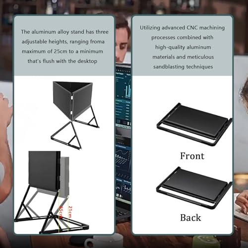 Image of Laptop Screen Extender - 15.6 inch Ultra-Thin Triple Portable Monitor 1080P FHD IPS Attachment Screen Compatible with Wins Mac，3Kg Lightest，with 360 Rotation Acjustable