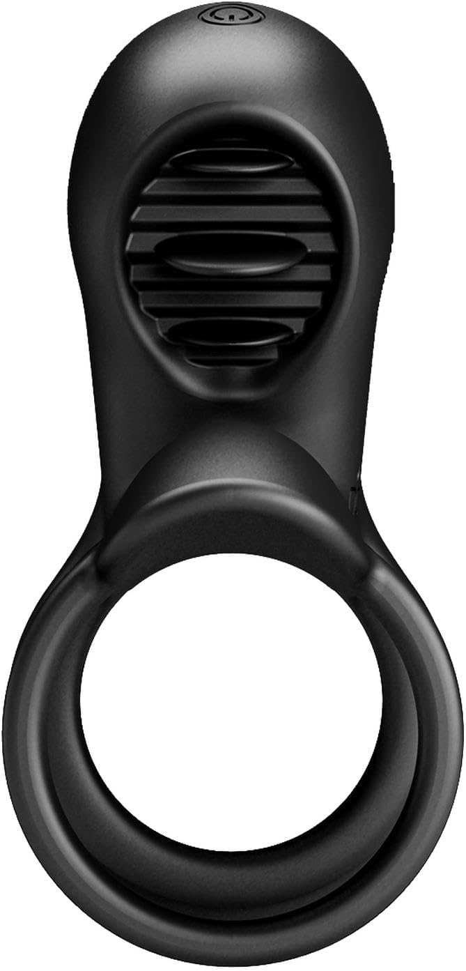 Front view of the Pretty Love Jammy Penis Sling showing the internal textured licking surface.