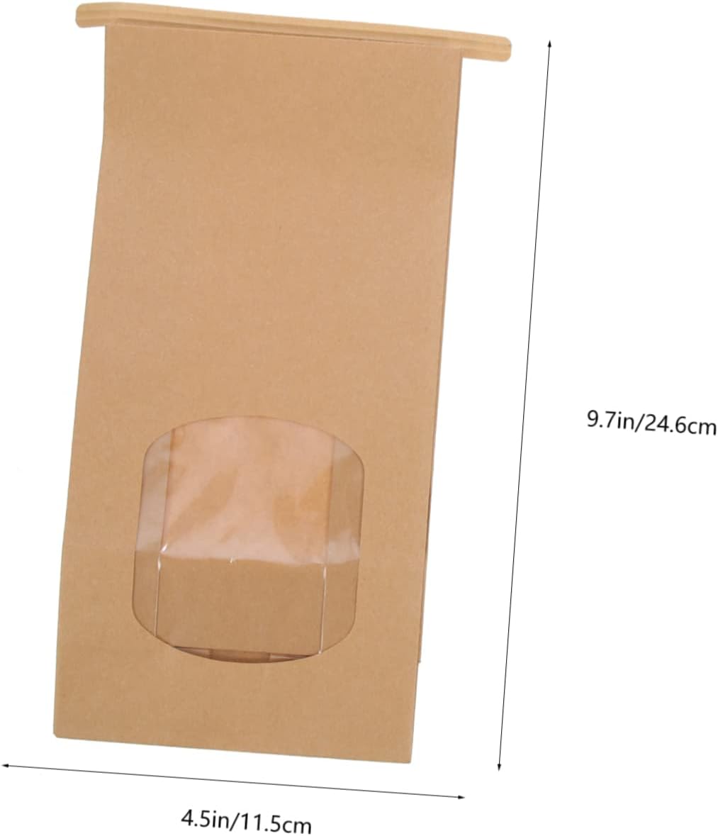 100pcs Greaseproof Paper Bag Cookie Packaging Biscuit Bag Treats for Party