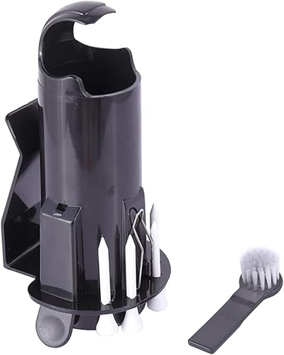 shlutesoy Limpiador de ranuras para palos de golf, soporte para pelotas de golf, resistente al desgaste, cepillo para palos de golf, herramienta de