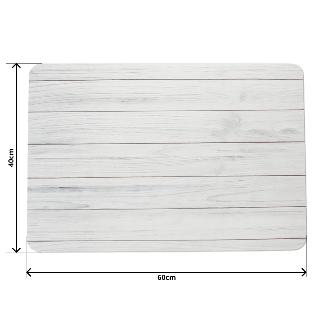 Acomoda Textil – Alfombra de Baño de Piedra Diatomita 40x60 cm. Tapete Antideslizante de Secado Rápido y Alta Absorción Práctico, Higiénico y Funcional para el Hogar (Agave)