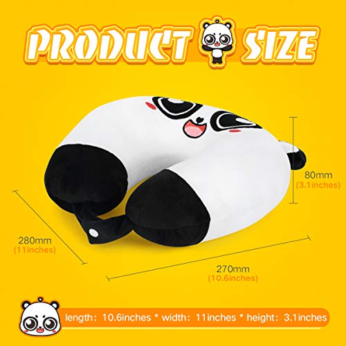 Glcs Glaucus Kids Travel Pillow For Airplane Car Seat Cute Animal Neck Pillow Comortable U Shaped Head Chin Support Pillow Travel Essentials For Kids Toddlers Road Trip Panda #TOP1