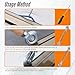 Screen Repair Tools, 6 in 1 Window Screen Installation Kit Include Screen Roller Spline Roller Tool, Spline Removing Hook, Rubber Strip Shovel for Installing and Replacing Window Patio Sliding Door