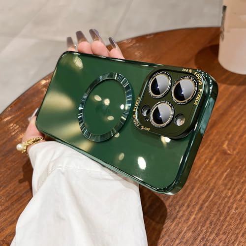 Coque iPhone 13 magnétique vert pour sécuriser vos photos en voyage