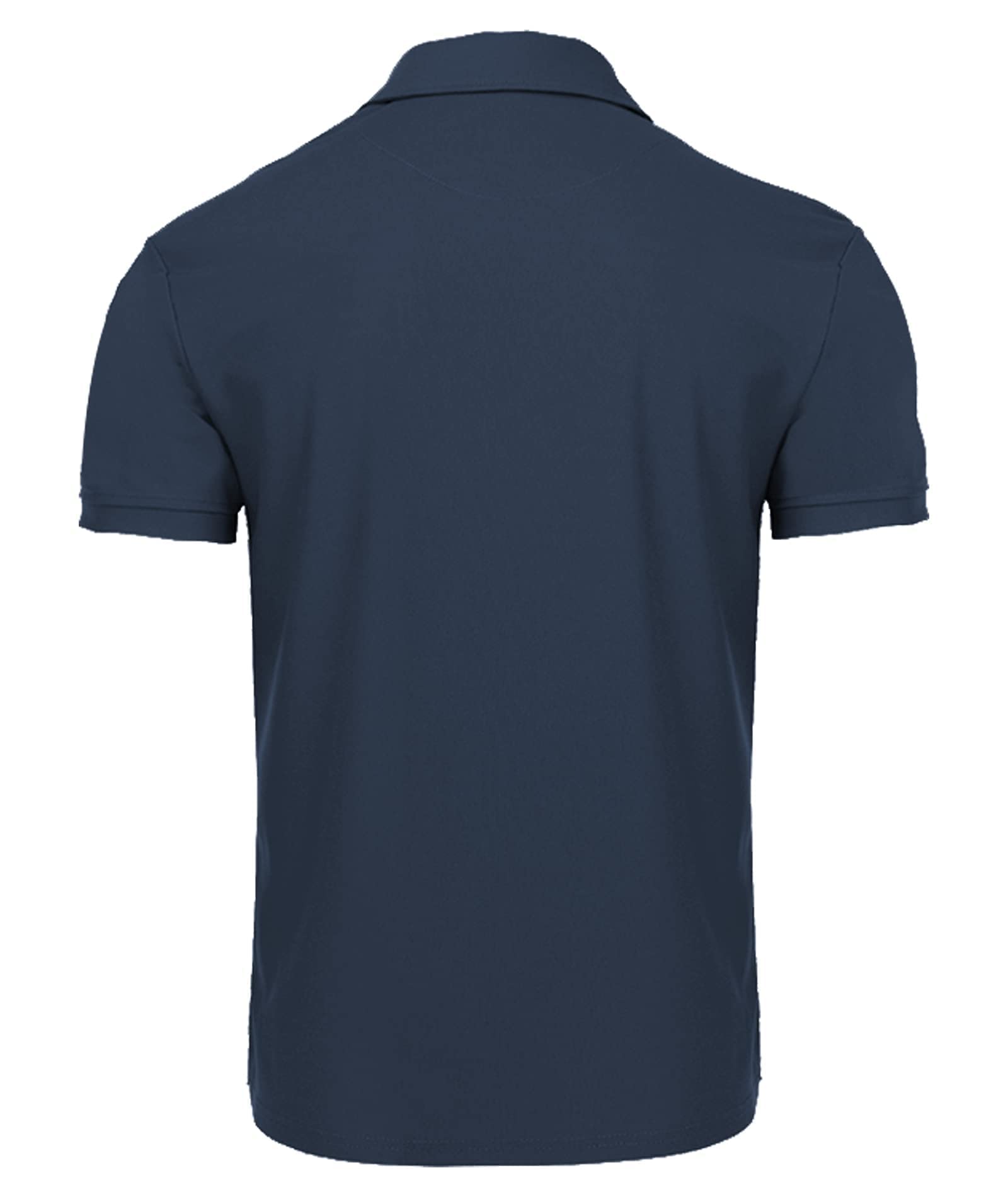 geeksport Polo Shirt Sportiva Uomo Manica Corta 2er Pcak Golf T-Shirt con portaocchiali abbottonatura Leggera Outdoor Estiva