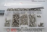  Schrauben-Set für den Corally Phi 09 -Edelstahl-