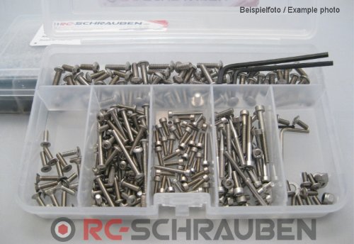 Preisvergleich Produktbild Schrauben-Set für den Mugen MRX-3 -Edelstahl