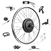 EBIKELING 48V 1200W 700C Direct Drive Front Waterproof Electric Bicycle Conversion Kit (Front/LCD/Thumb)