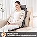 Snailax Shiatsu Massage Seat Cushion Foot Massager Bundle- 2D/3D 2-in-1 Modes Back Massager with Heat, Rolling Kneading Massage Chair Pad