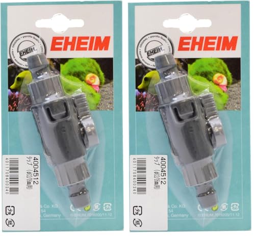 EHEIM 34004512 Robinet d'Arrêt pour Tuyau pour Aquariophilie (Lot de 2)