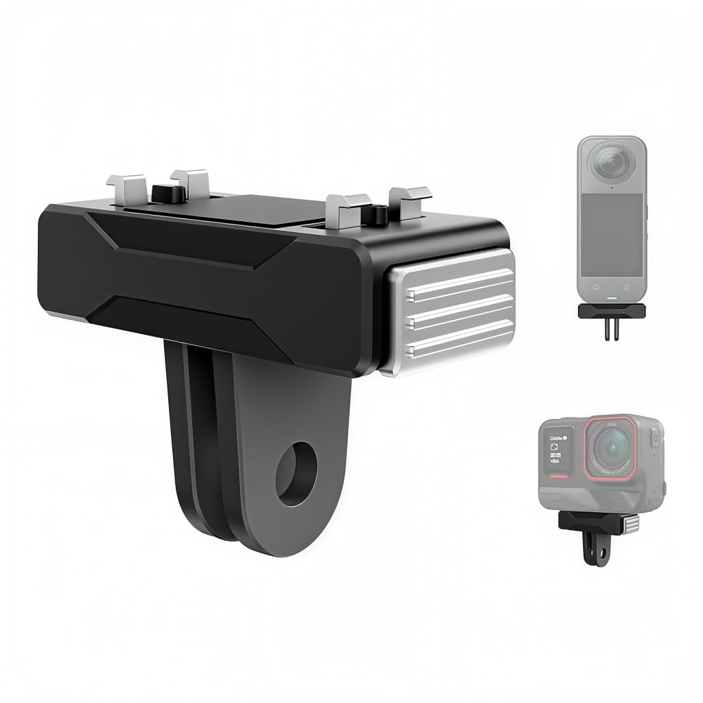 ZORBES® Magnetic Quick Release Change Adapter Holder for Insta 360 X5/Insta X4 Air/Insta Ace Pro 2, Metal Adapter Mount for Insta 360X5/X4 Air/AcePro2 Action Camera Accessory Kits-picture-11