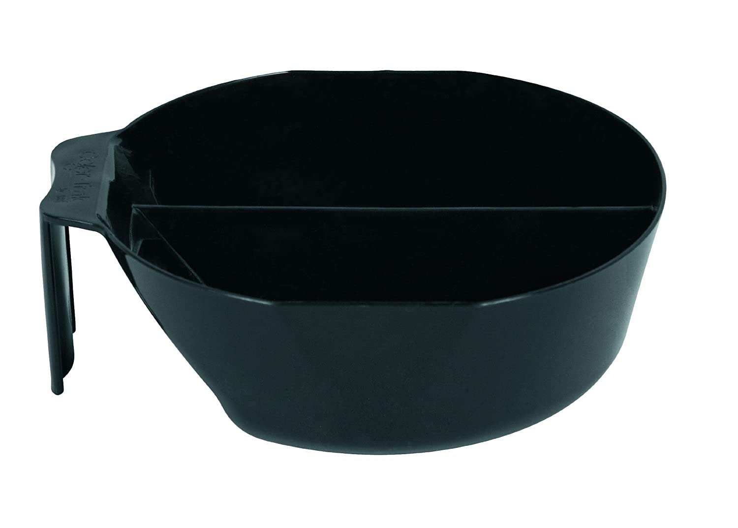 Colortrak Stackable Double Color Bowl (4 Pack), With Divider Perfect for Double Process Color, Measurement Markings Inside Bowl, Stackable for Storage, Black, : Hair Highlighting Products : Beauty & Personal Care