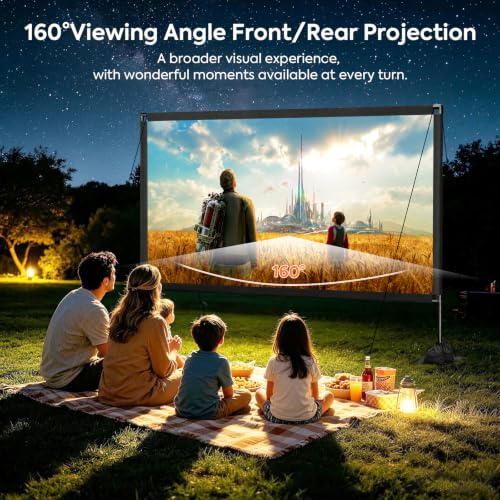 Pantalla de proyector portátil de 120 pulgadas 16:9 miniatura 3