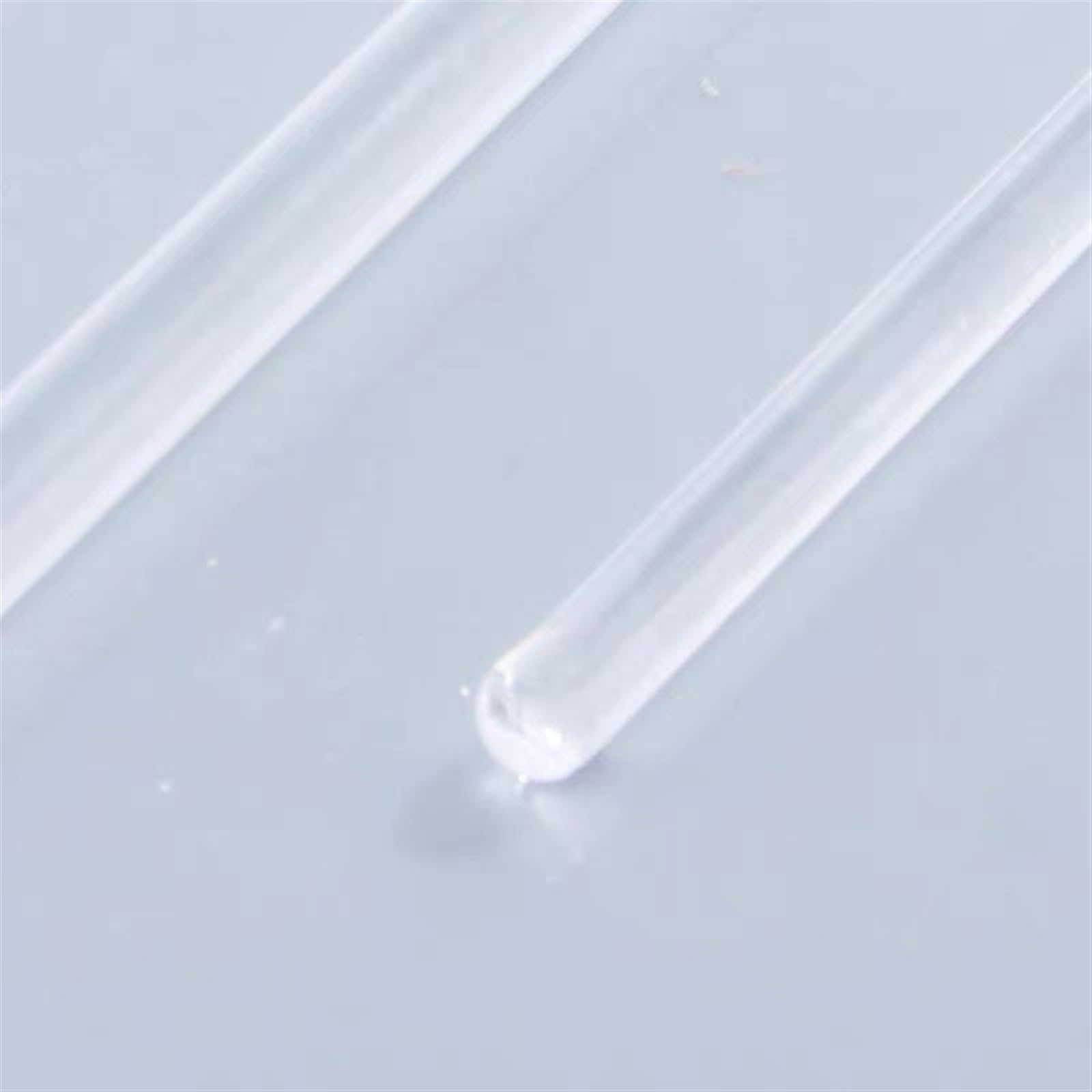 Szklane mieszadła, Zestaw 6 prętów do mieszania i rozdmuchiwania szkła borokrzemowego, różne rozmiary, użytku laboratoryjnego(0.4x16inch)