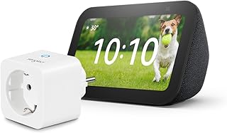Echo Show 5 (3.ª generación) | Antracita + Sengled Smart Plug, compatible con Alexa - Kit de inicio de Hogar digital