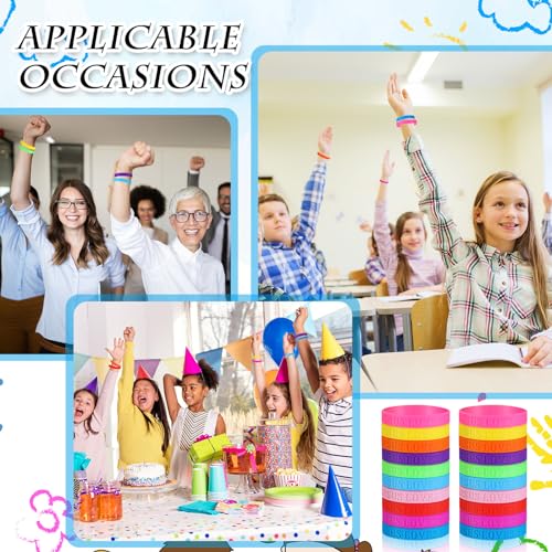 Silipull Bible Verse Bracelets Jesus Loves You Rubber Bracelets Religious Silicone Bracelets Motivational Jesus Bracelet Christian Wristbands for Kids Easter Gifts Party Favors, 20*15*5cm, Silicone,